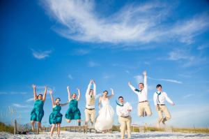 Wedding party on the beaches of Florida!